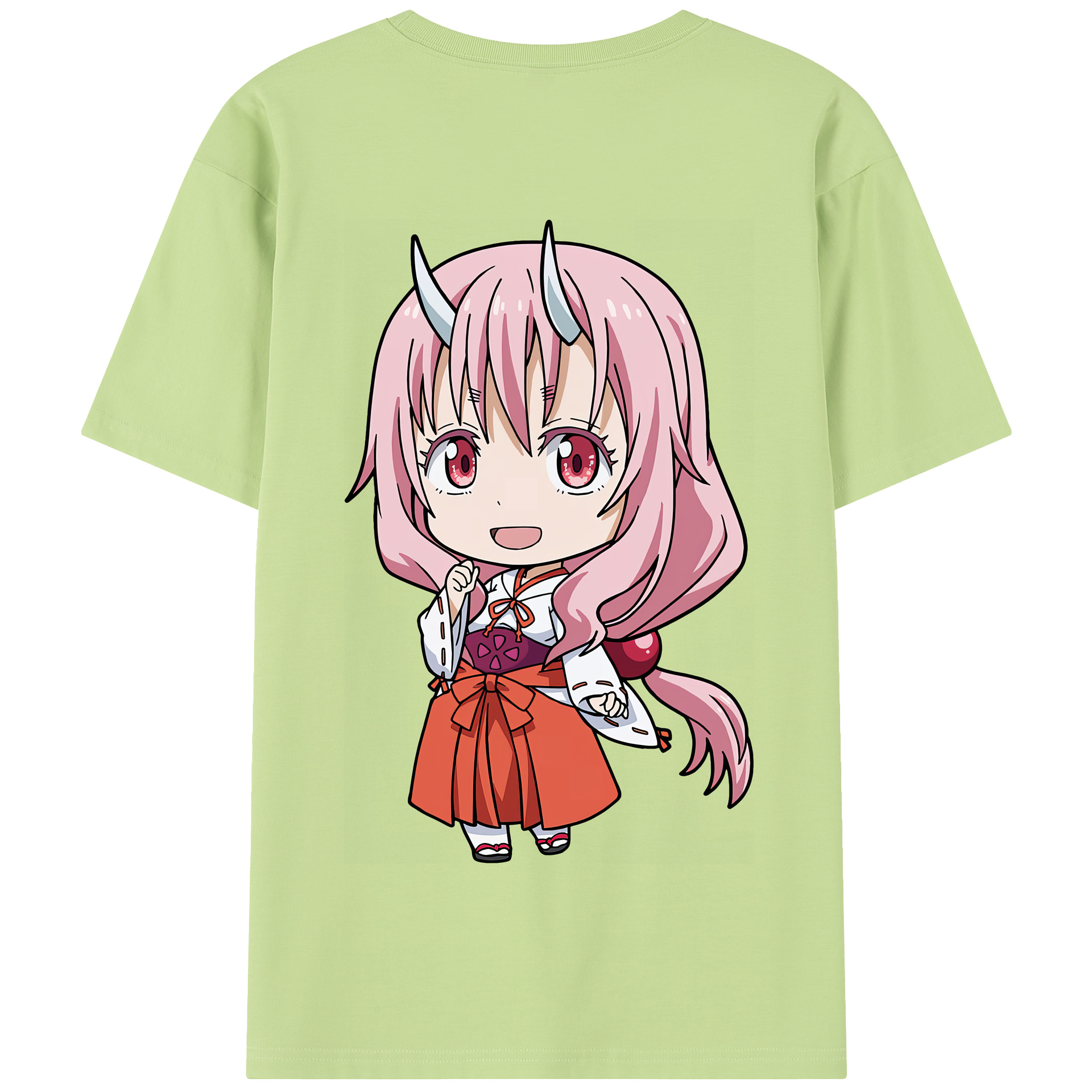 （画像用） 転スラ Regarding Reincarnated to Slime 綿100％半袖Tシャツ（背面プリント）